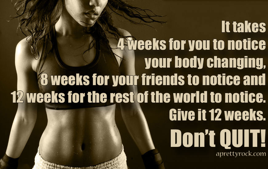 Don't Quit Fitness Motivation